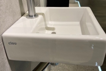 Toonzaalmodel handenwasser clou flush
